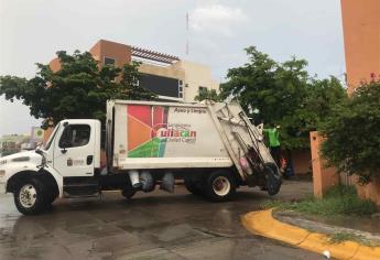 Se retrasa recolección de basura en Culiacán un 20 % por lluvias