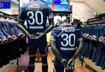 En un día el PSG vende 832 mil playeras de Lionel Messi