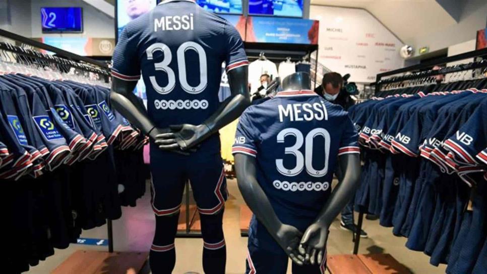 En un día el PSG vende 832 mil playeras de Lionel Messi