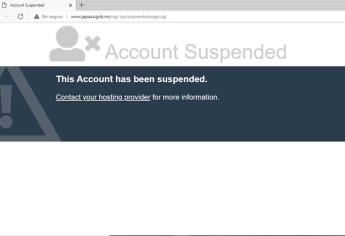Suspendida temporalmente la página de pagos en línea de JAPASA
