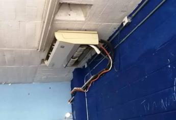 Dejan sin cableado todas las aulas de la Secundaria Miguel Hidalgo en Mazatlán