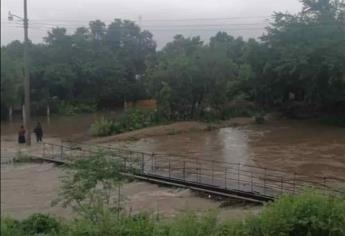 Arroyo inactivo inunda comunidades de Sinaloa municipio