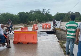 Caminos destrozados y daños en el puente Mesillas reportan en Concordia