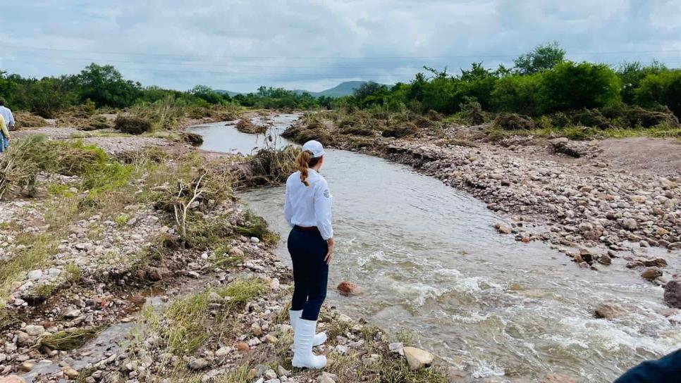 Totalmente incomunicadas cientos de familias en El Fuerte por lluvias