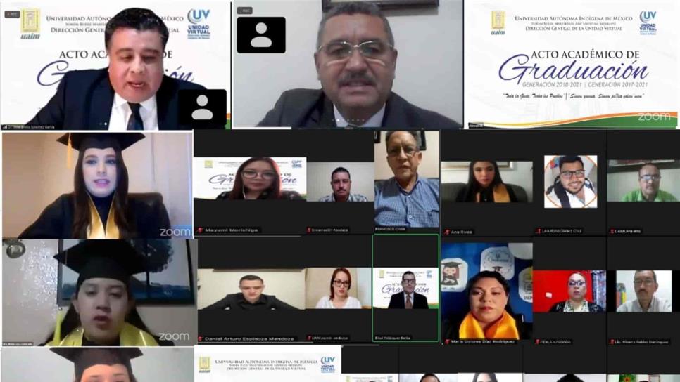 Egresan 28 nuevos profesionistas en Unidad Virtual de la UAIM