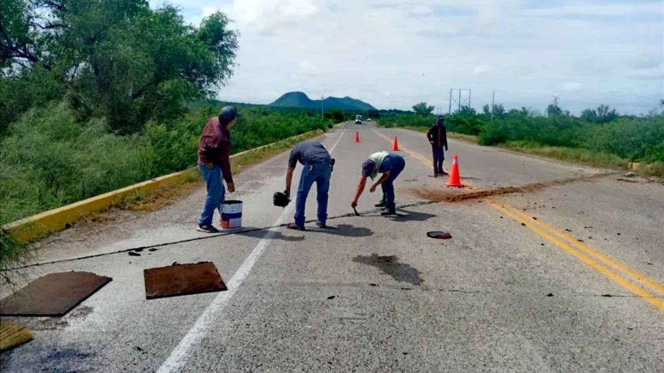 Ayuntamiento de El Fuerte repara puente de Sibajahui