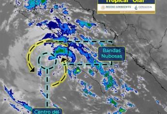 Olaf, como depresión tropical, se debilita y aleja de BCS