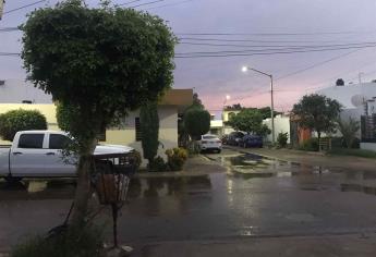 Varios sectores de Culiacán sin luz tras tormenta eléctrica