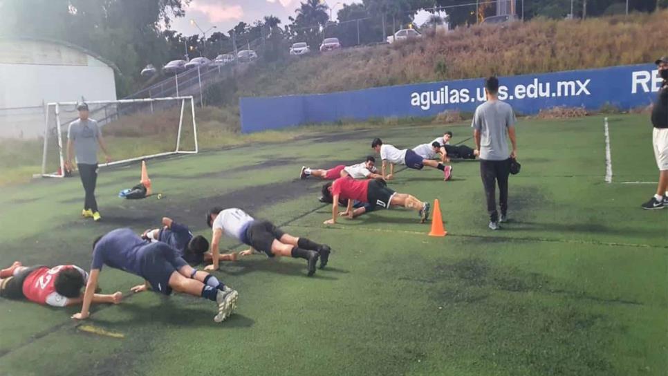 El futbol de las Águilas de la UAS reanuda sus entrenamientos en C.U.