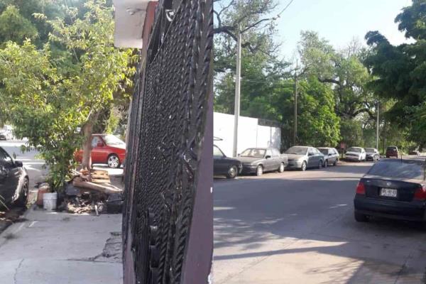 Vecinos de Álamos Country y Tulipanes denuncian a taller mecánico por acaparar banquetas