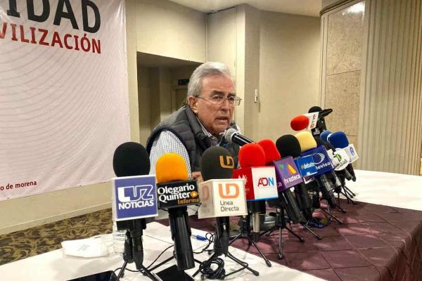 Cuando me hagan una manifestación saldré a recibirlos, asegura Rocha Moya