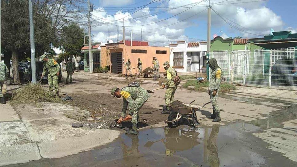 Ejército mexicano realiza recorridos en El Rosario