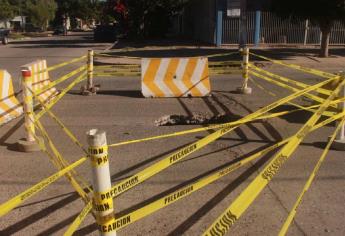 Hay más de 70 socavones en Los Mochis