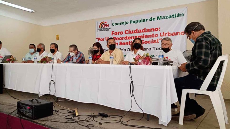 Realizan foro ciudadano «Por un reordenamiento urbano con sentido social» en Mazatlán