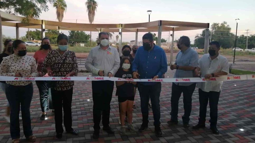 Inauguran parque en Ampliación San Fernando en Los Mochis