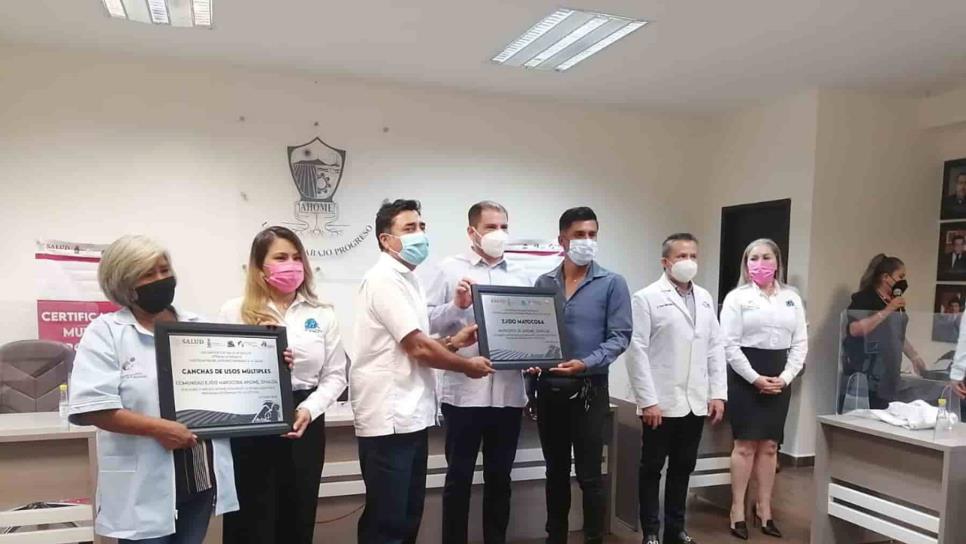 Municipio de Ahome recibe Certificación de Promotores de la Salud