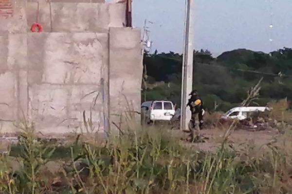 Militares catean campestre en la comunidad La Higuerita, en Culiacán