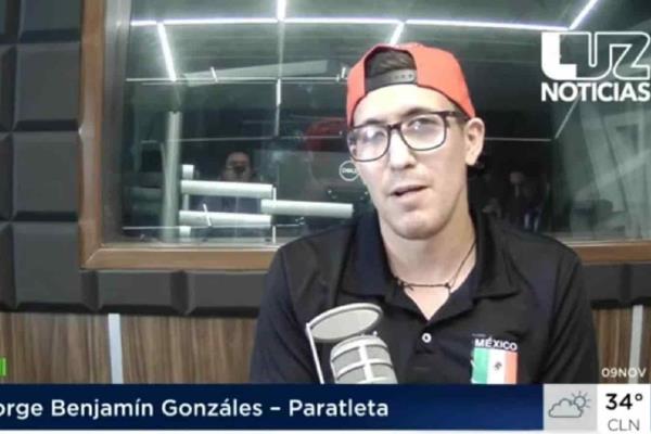 Benjamín González, sinaloense que a sus 17 años fue medallista paralímpico