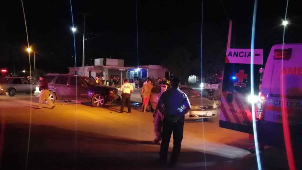 Una mujer termina lesionada tras choque en Los Mochis