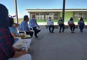 Autoridades de la Coordinación Zona 01 de Cobaes visitan el Plantel 117 del Ejido Mochis