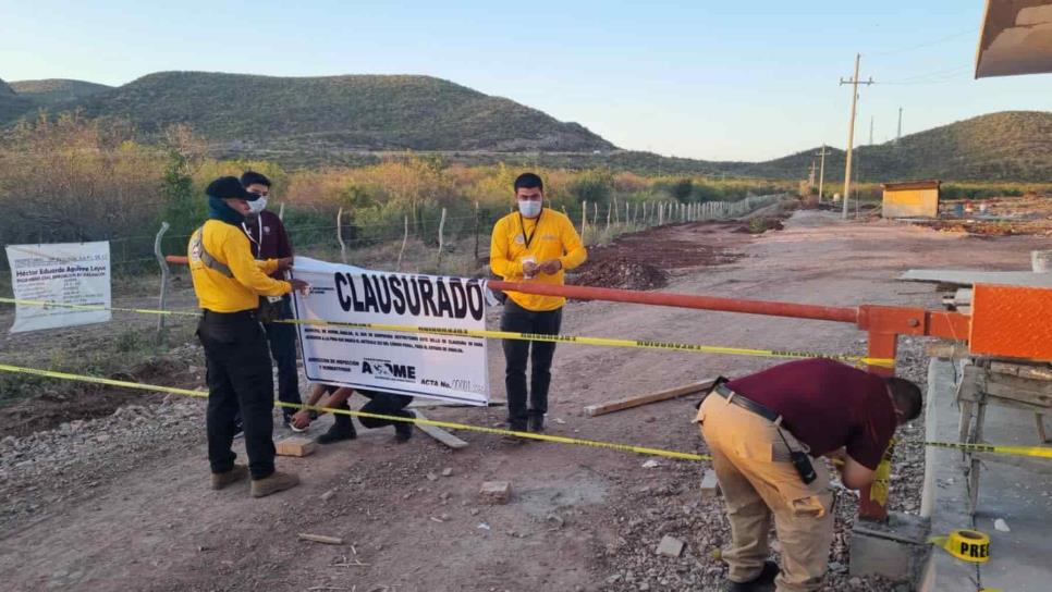 Clausuran relleno sanitario de OP Ecología en la comunidad de Choacahui, en Ahome