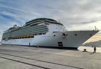 Después de 10 años, este lunes regresa Royal Caribbean a Mazatlán