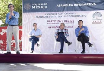 Culminan asambleas informativas sobre el Ejercicio Participativo para planta de fertilizantes