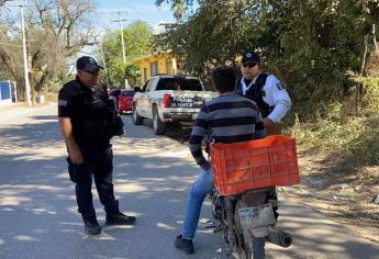 Implementa  Ayuntamiento de El Fuerte Operativo «Casco Seguro»