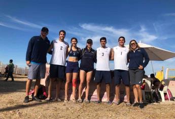 Águilas UAS ganan oro y bronce en nacional universitario de volibol de playa