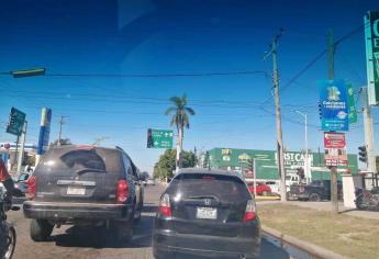 Se triplica tráfico en Los Mochis; piden manejar con precaución