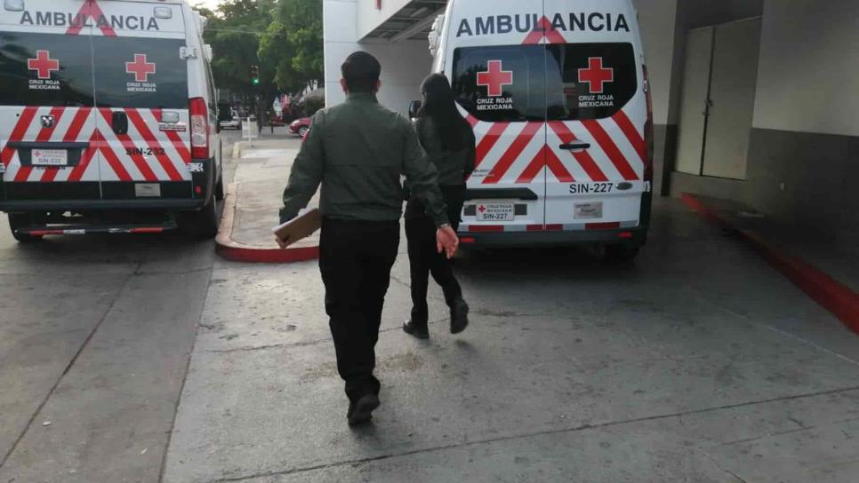 Menor resulta herido de bala y llega a la base de Cruz Roja, en Culiacán