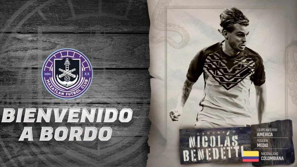 Nicolás Benedetti, nuevo jugador de Mazatlán FC