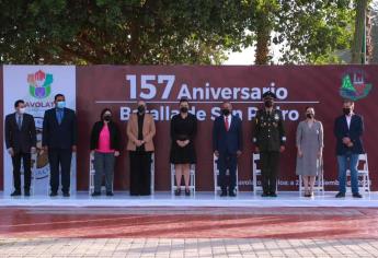 Conmemoran el 157 aniversario de la Batalla de San Pedro