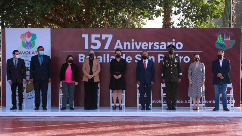 Conmemoran el 157 aniversario de la Batalla de San Pedro