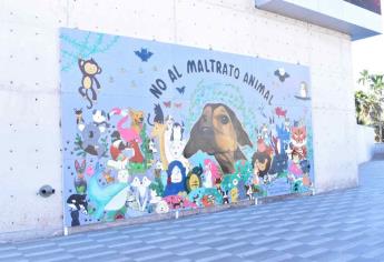 Animalistas de Los Mochis reconocen mural en honor a Rodolfo Corazón y animales maltratados