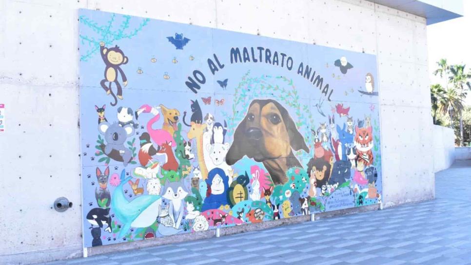 Animalistas de Los Mochis reconocen mural en honor a Rodolfo Corazón y animales maltratados