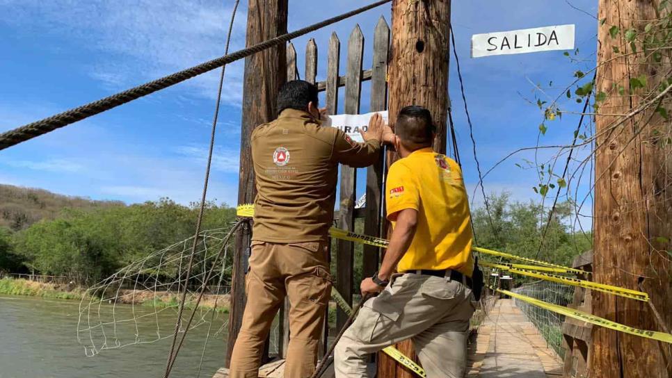 Protección Civil Estatal clausura acceso al venadario de El Fuerte