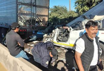 Hombre queda gravemente herido tras chocar contra la caja de tráiler