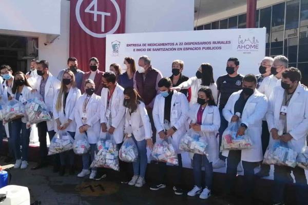 Entregan en Ahome medicamentos a dispensarios e inician desinfección de espacios públicos
