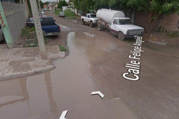¡Hasta en Google Maps sale el drenaje colapsado en Los Mochis!
