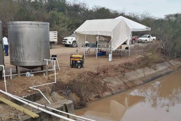 Estima Jumapam 10 días para que el agua vuelva a su color normal