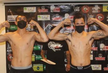 Superan la báscula peleadores del Sinaloa Fighting League