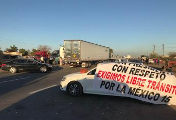 Transportistas liberan la carretera México 15, esperan decisión de autoridades