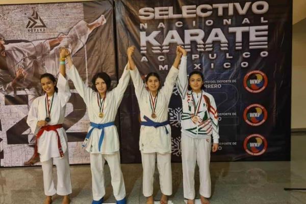 Clasifican sinaloenses a la preselección nacional de karate