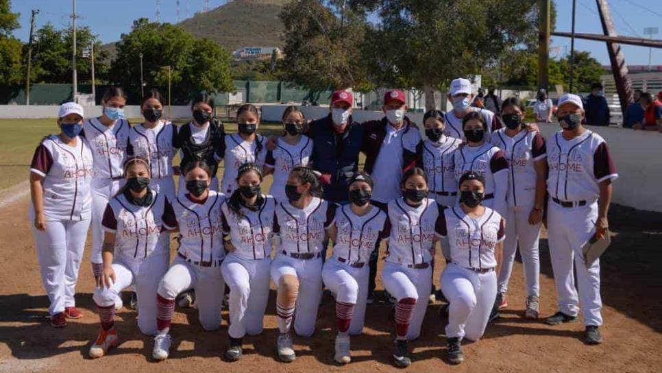 Ahome femenil consiguen su pase a la siguiente ronda en el beisbol