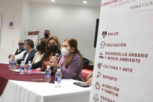 Realizan Foro de Participación Ciudadana y Bienestar para el plan estatal de gobierno