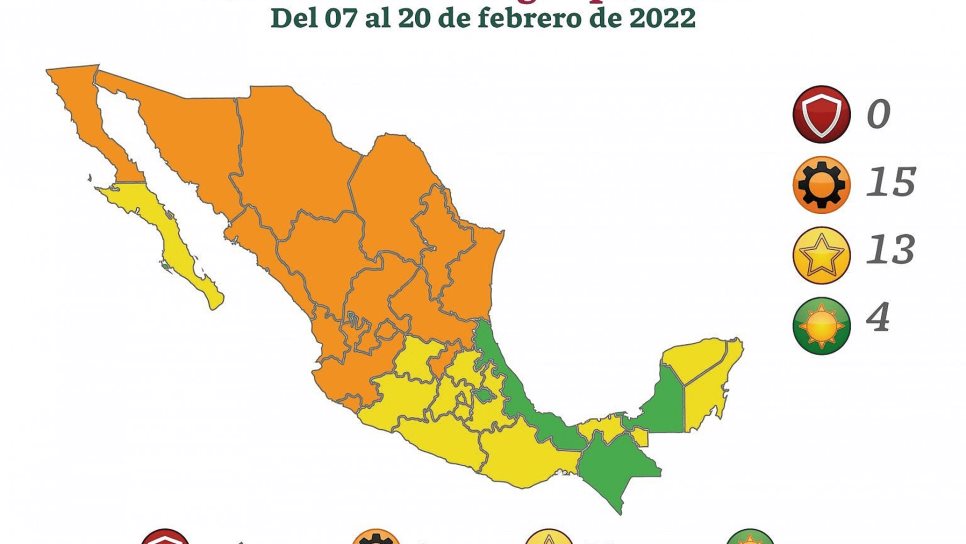 Sinaloa pasa a semáforo naranja por aumento de casos de Covid-19