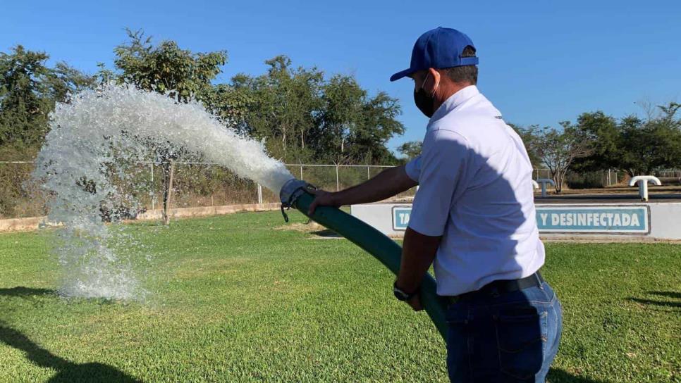 Con agua tratada se regarán las áreas verdes en Culiacán