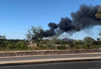 Gran columna de humo negro alerta a Culiacanenses ¡¿qué era?!