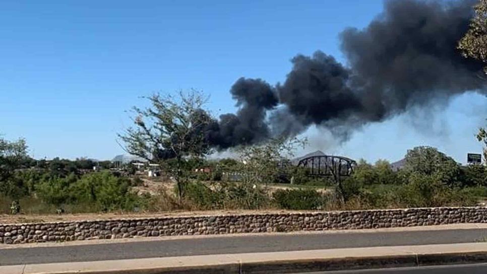 Gran columna de humo negro alerta a Culiacanenses ¡¿qué era?!